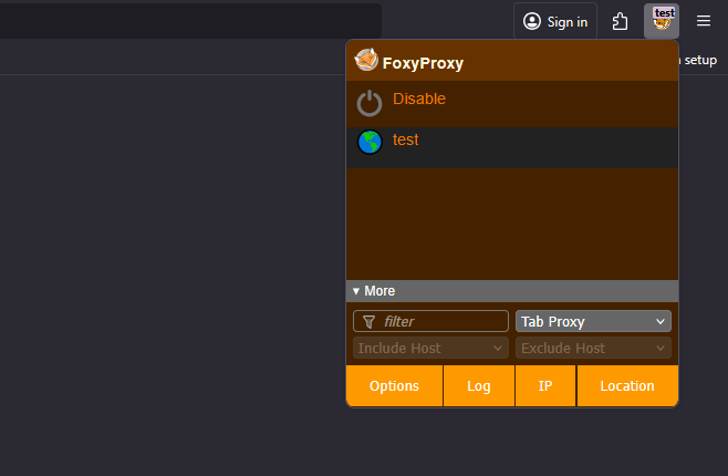 Ping Proxies and select saved proxy (Edge)